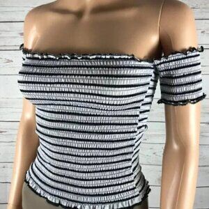 Smocked Crop Top NWT SMALL